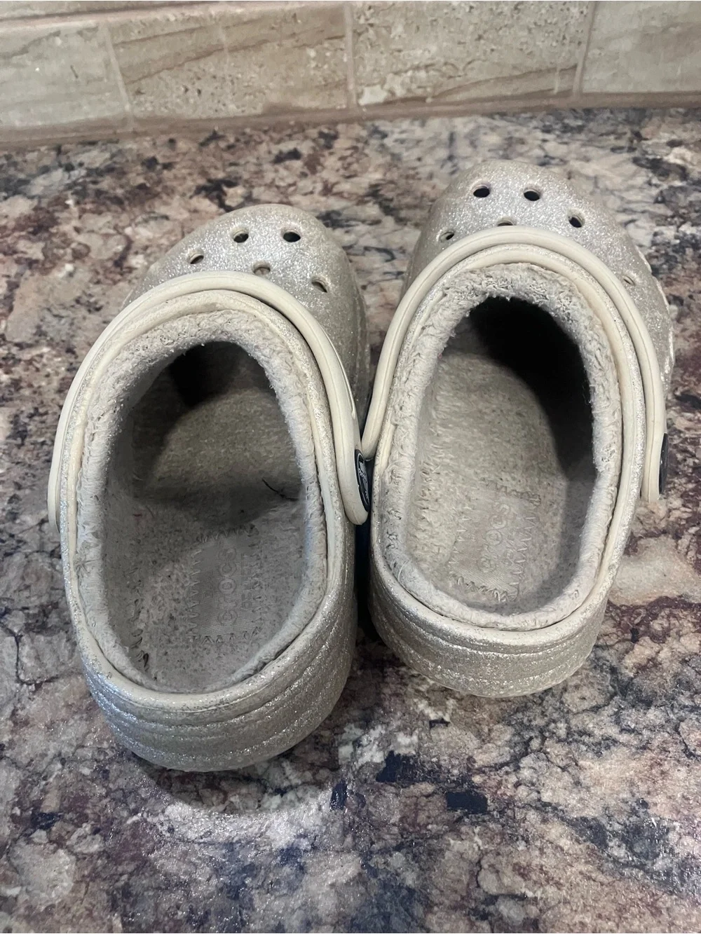 Crocs Kids Classic Glitter Clog